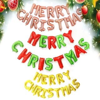 Set bong bóng Merry Christmas