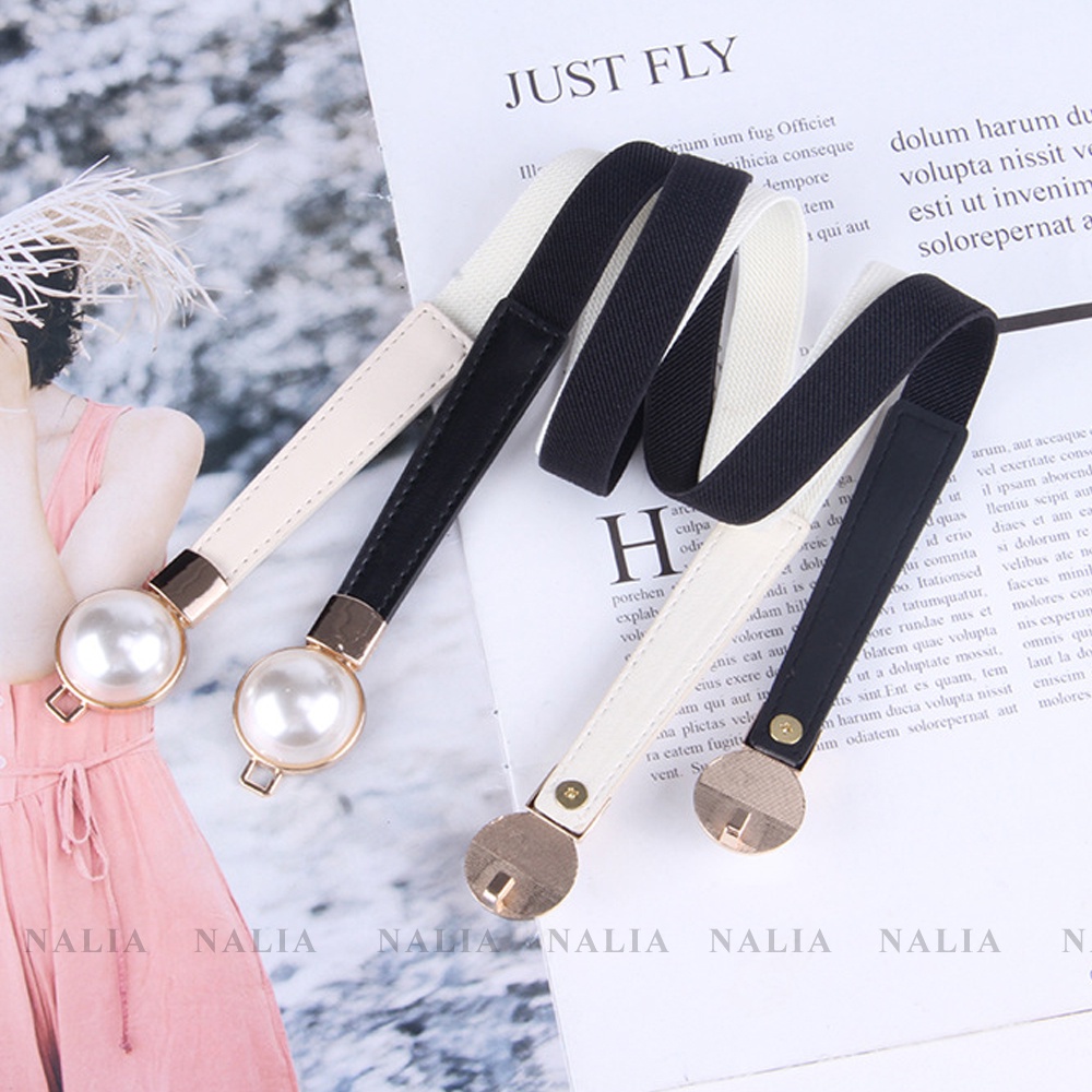ĐAI VÁY nữ tròn nhỏ Nasiastore TLSU7 - THẮT LƯNG nữ bản nhỏ nịt áo váy tròn nhỏ cài tiện lợi