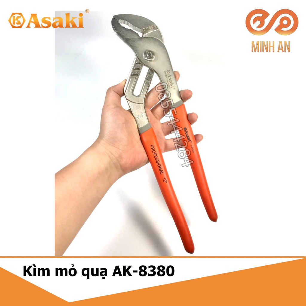 Kìm mỏ quạ [HÀNG CHÍNH HÃNG] Asaki AK-8380 12inh-300mm