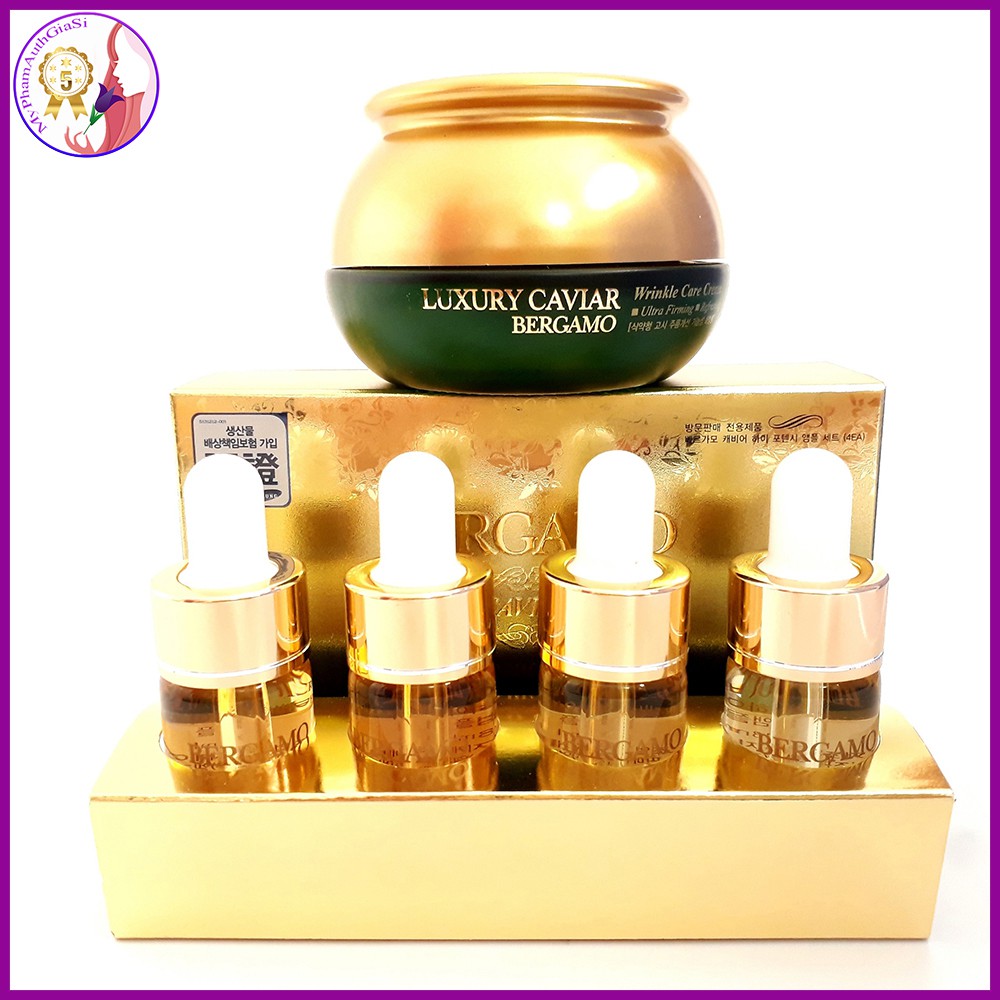 Serum và kem dưỡng Bergamo ngăn ngừa thâm nám và giảm nếp nhăn 13ml-50g Hàn Quốc