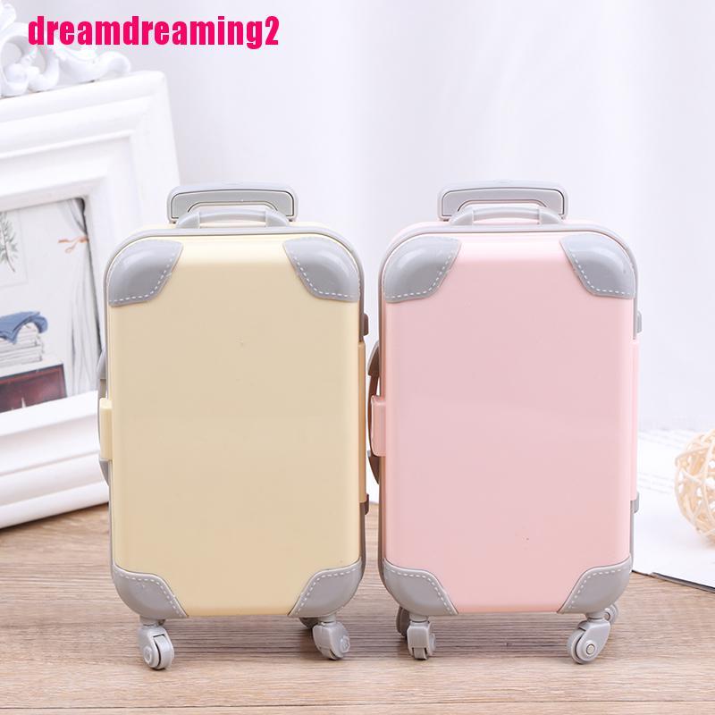 Mô Hình Vali Mini Bằng Nhựa Xinh Xắn Cho Nhà Búp Bê