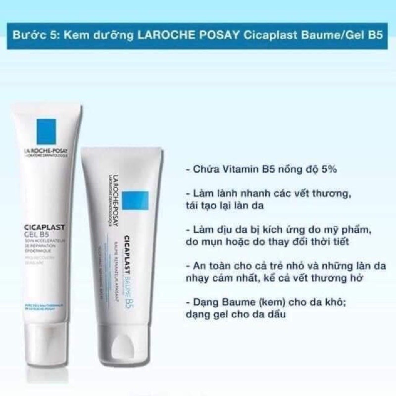[Mã SKAMSALEP6 giảm 10% tối đa 100K đơn 150K] Bộ đôi kem Laroche Posay B5 40ml và kem Retinol A313 50g | BigBuy360 - bigbuy360.vn