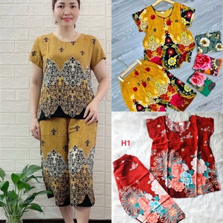 Đồ bộ tôn (lanh), quần lửng có túi, Ảnh Thật, Được Kiểm Hàng