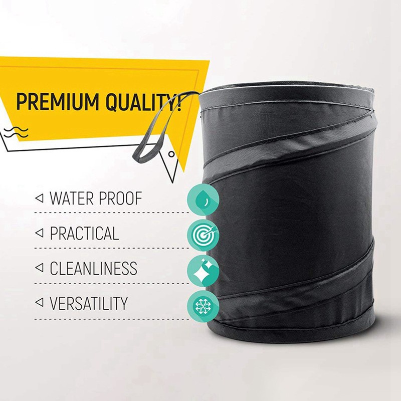 2Pcs Inner Tubes for Xiaomi Mijia M365 & 1x Car Trash Can, Portable Garbage Bin, Collapsible Pop-Up Waterproof Bag