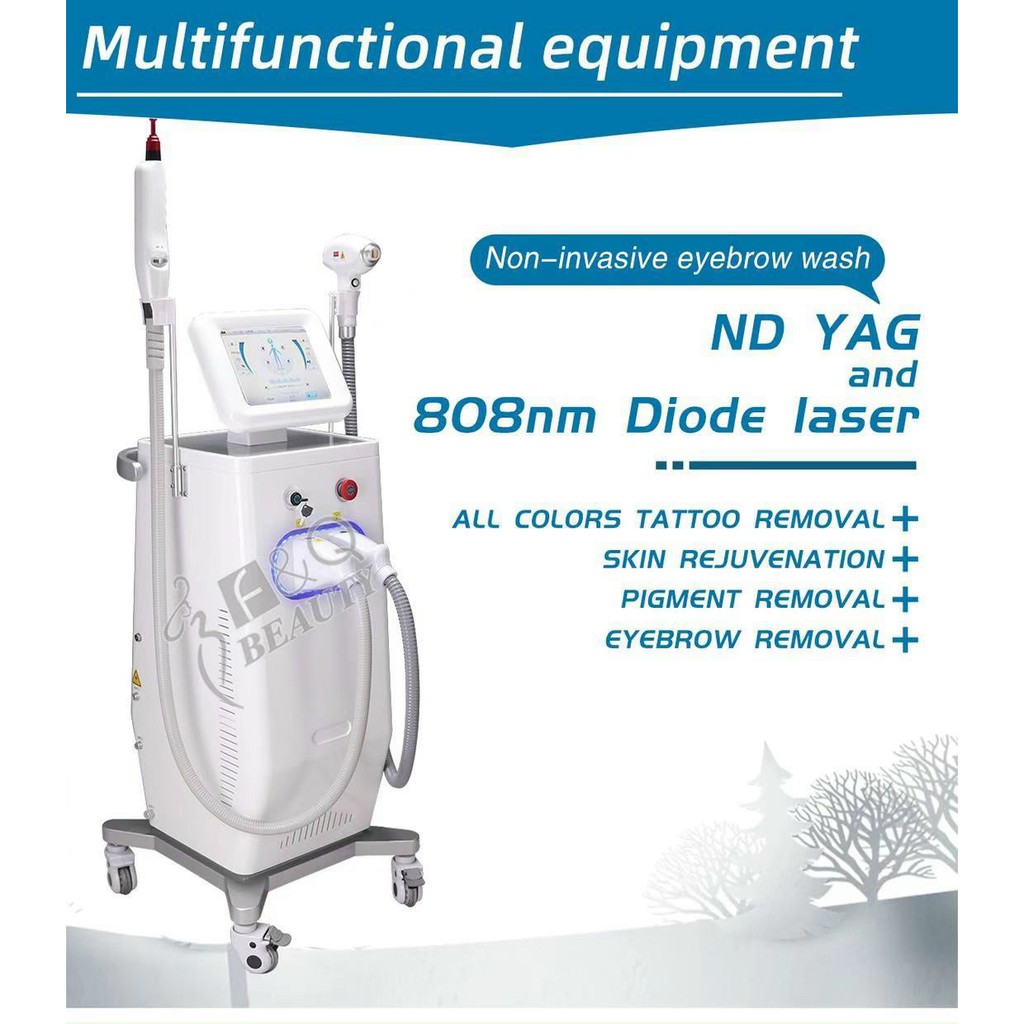 Máy 2in1 Triệt Lông Diode Laser