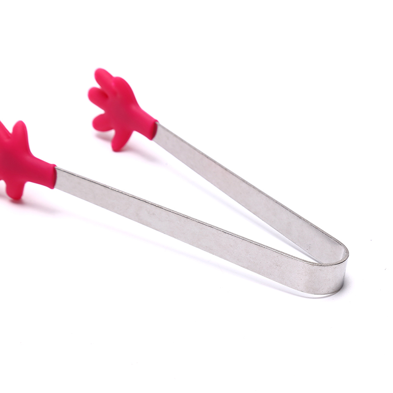 Kẹp Gắp Thức Ăn Chống Trượt Mini Bằng Silicon