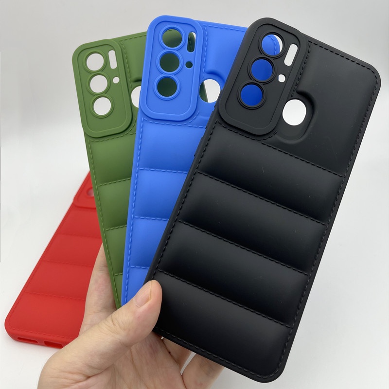 Ốp Điện Thoại Màu Trơn Chống Rơi Cho Tecno Pova 4 Pova 4 pro Nova 3 Pova 2 Pova neo LE6 spark 6 go spark go 2023 pop 7 pro spark 8c pop 5 lte