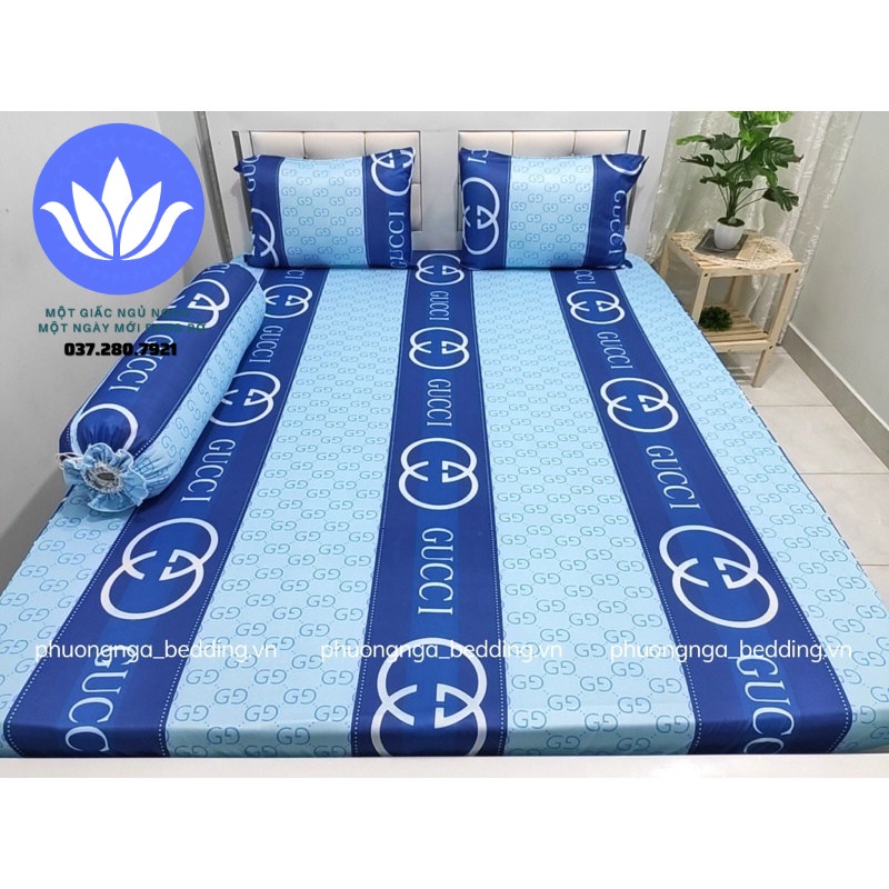 Ga Giường thun lạnh Việt Nam đủ kích thước chân nệm 3-18cm- không áo gối