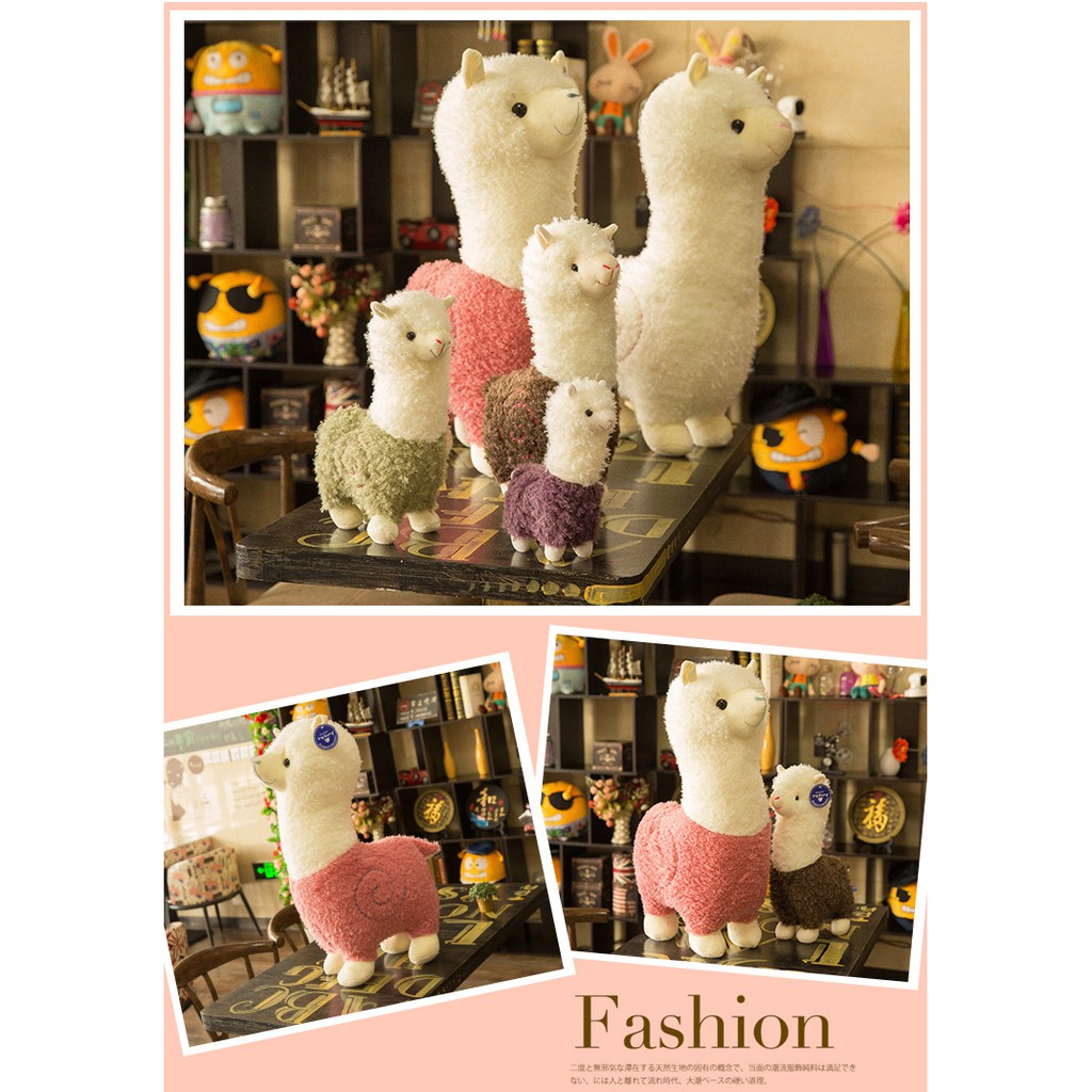 Đồ chơi nhồi bông Hình Con Lạc Đà Mềm Mại 6 Kích Cỡ