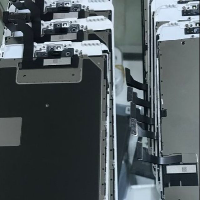 Màn hình iphone 6s plus zin bóc máy và zin ép kính trắng đen