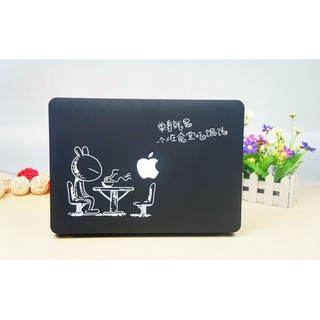 Ốp macbook air 13,3 inch _thỏ uống cafe