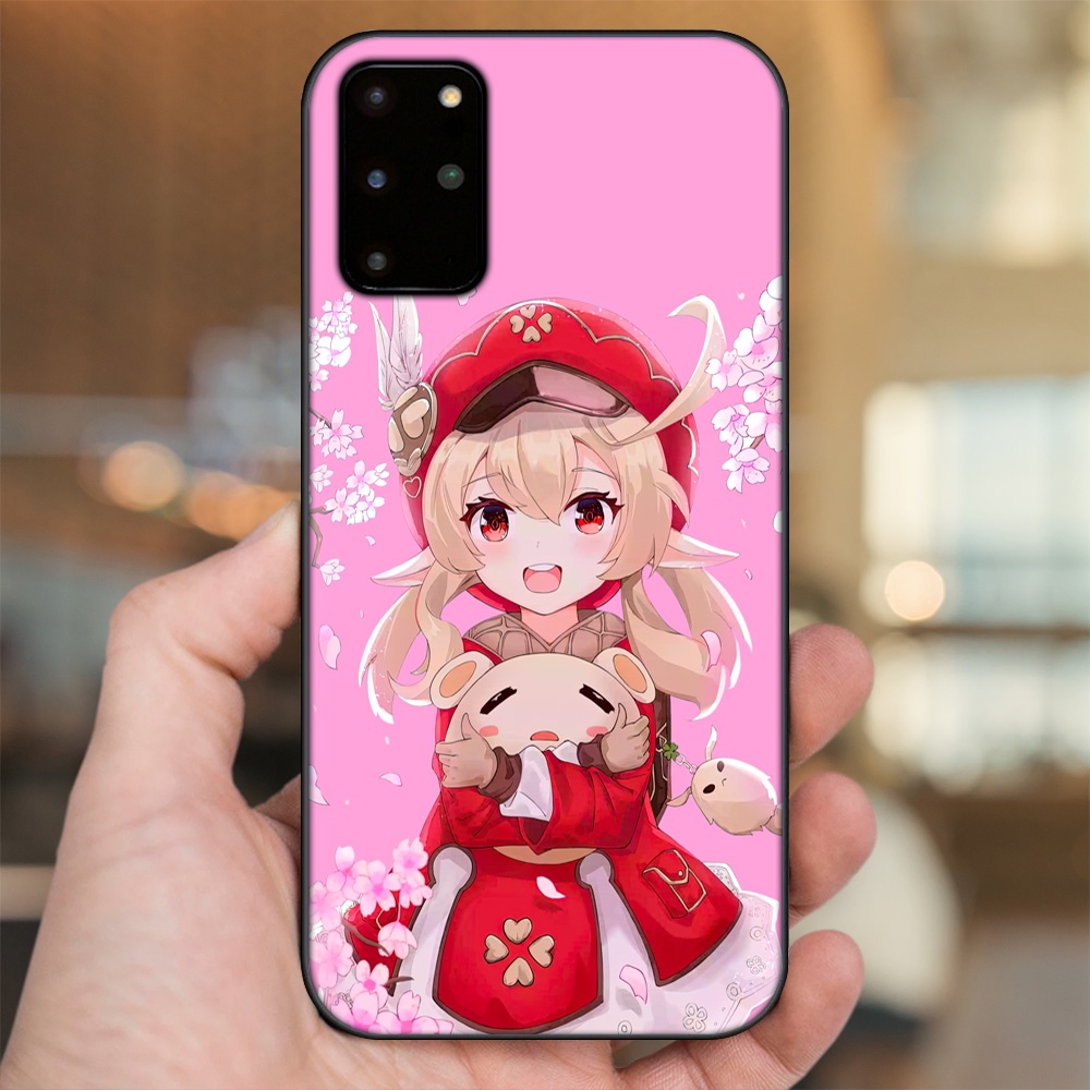 Ốp lưng Samsung S20 Plus viền đen in hình Klee Genshin Impact