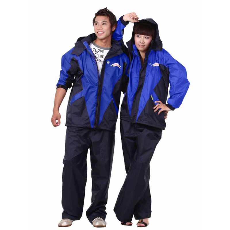 Áo Mưa Rando Bộ Áo Mưa Thông Thoáng Gem Hàng Chính Hãng (Xanh Đen)