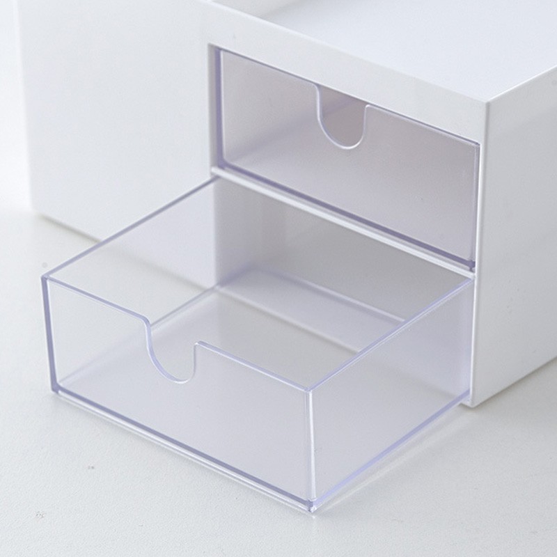 Hộp Đựng Bút Để Bàn Bằng Nhựa Màu Hồng #8