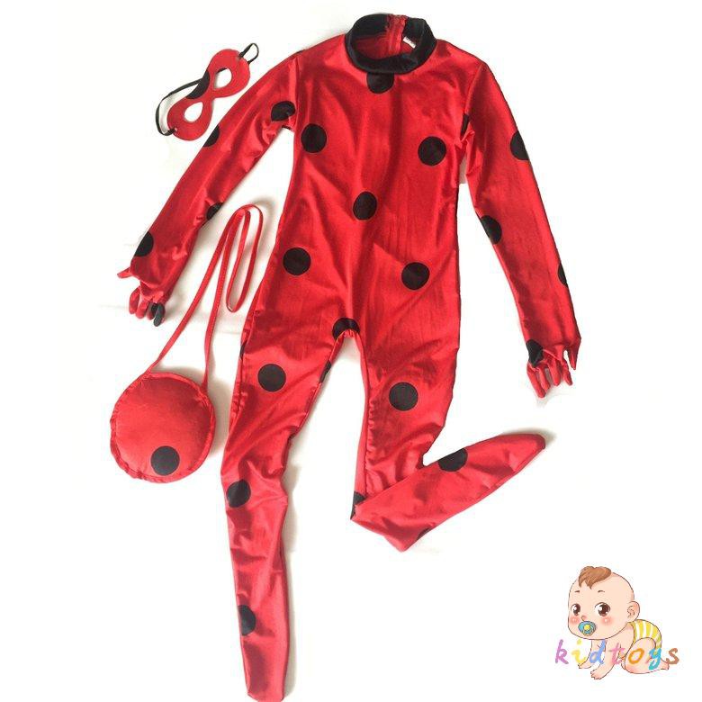 Trang Phục Hóa Trang Nhân Vật Ladybug Cho Bé Gái