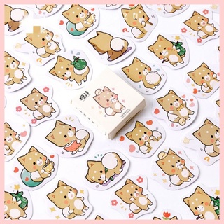 Hộp 45 hình dán sticker shiba M116