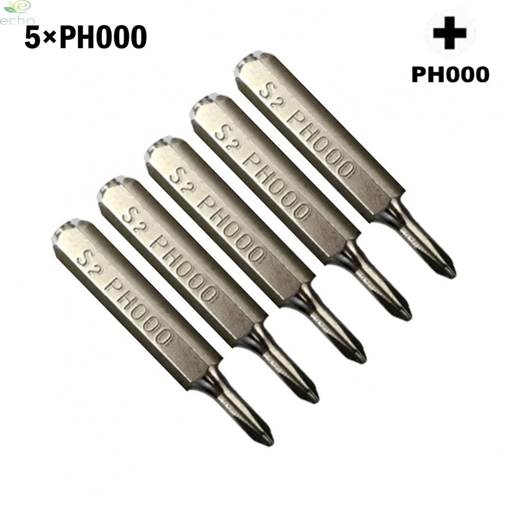 ECHO~H4×28mm Cross Screwdriver Bits PH0000 PH000 PH00 PH0 PH1 PH2 4mm Hex Shank High Quality#Ready Stock