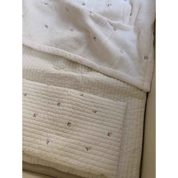 Gối bằng vải cotton nguyên chất thêu họa tiết độc đáo có thể giặt được phong cách Hàn Quốc cho trẻ sơ sinh