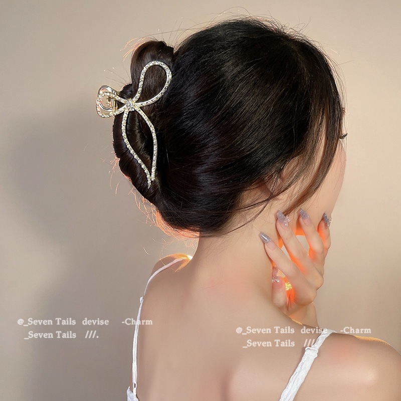 Kẹp Tóc Kim Loại Hình Nơ Xinh Xắn Cho Bé Gái