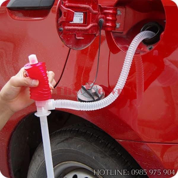 Dụng cụ hút xăng dầu bằng tay cho ô tô, xe máy - Thế Giới Thợ Xe