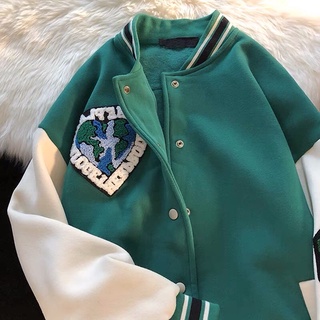 Áo Khoác Nỉ Varsity Jacket