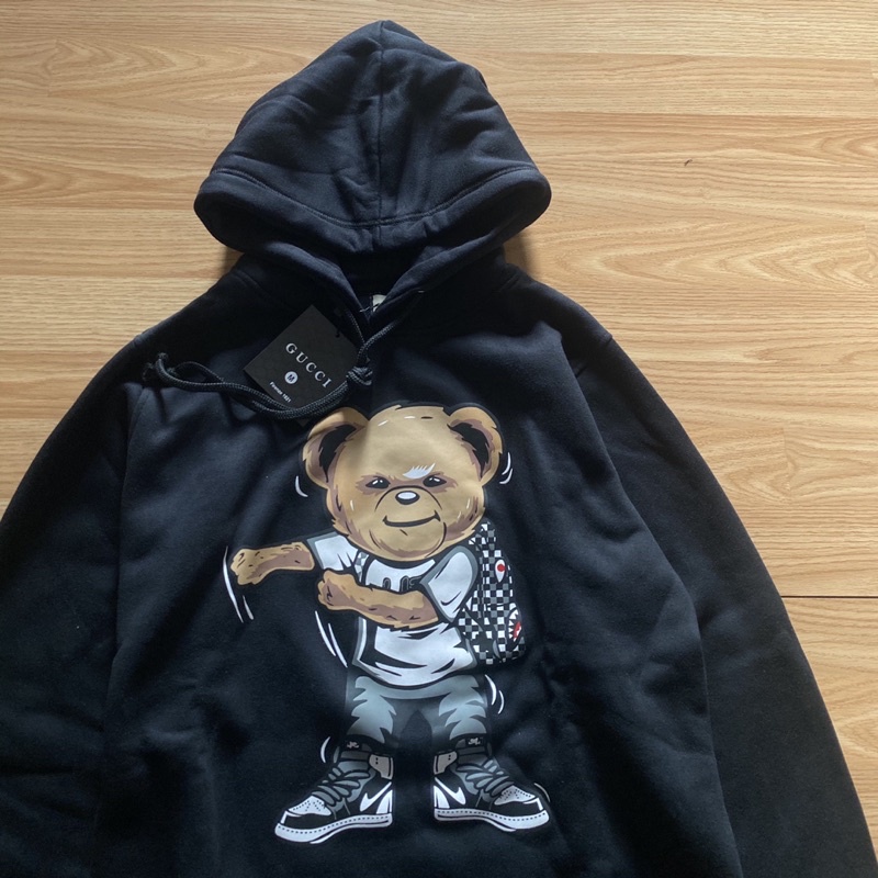 Áo Hoodie Gucci In Hình Gấu Xinh Xắn