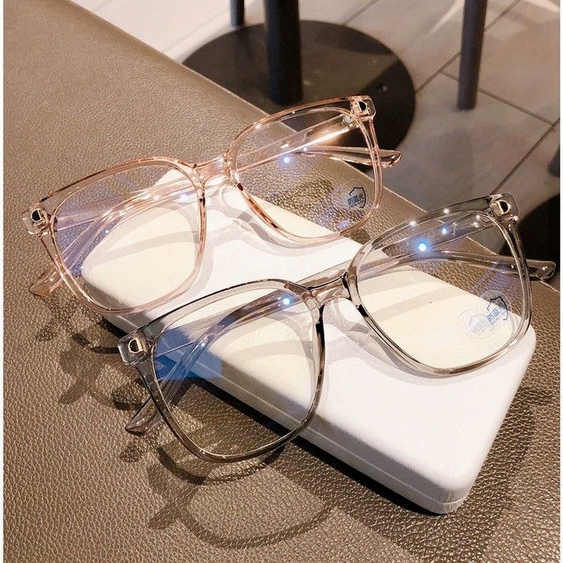 Mắt Kính Chống Bức Xạ / Ánh Sáng Xanh Thời Trang Hàn Quốc Cho Nam Và Nữ