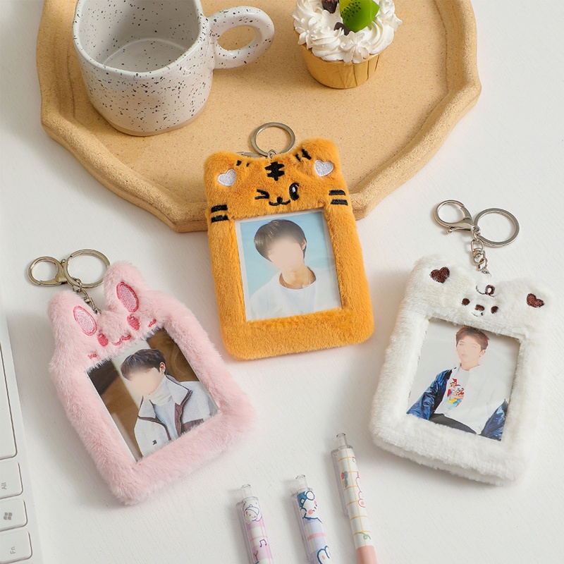 Móc Chìa Khóa / Thẻ ID Trong Suốt Hình Thần Tượng Kpop Dễ Thương