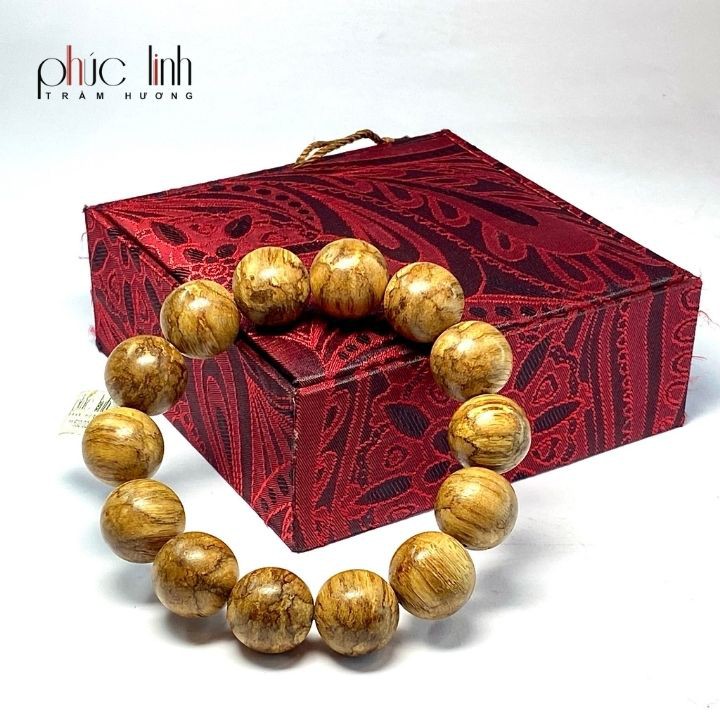 Vòng Tay Trầm Tự Nhiên Malai 16 ly PHÚC LINH