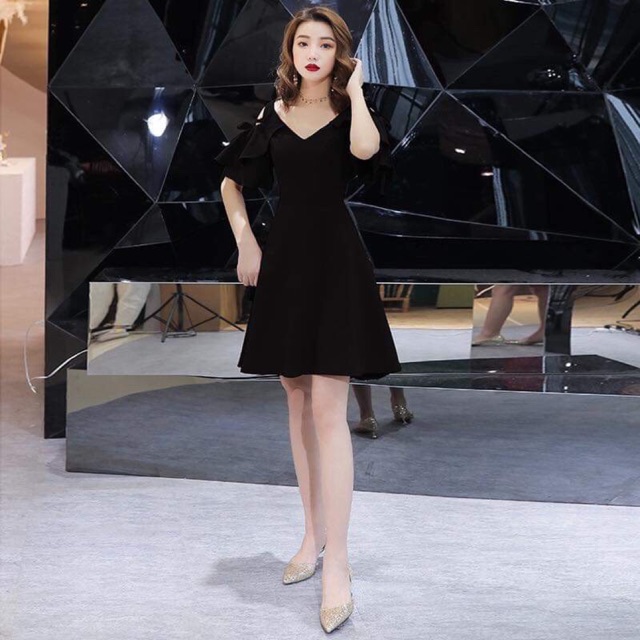 Đầm xoè Bigsize tay đan dây 60-90 ký, thời trang nữ dành cho khách ngoại cỡ