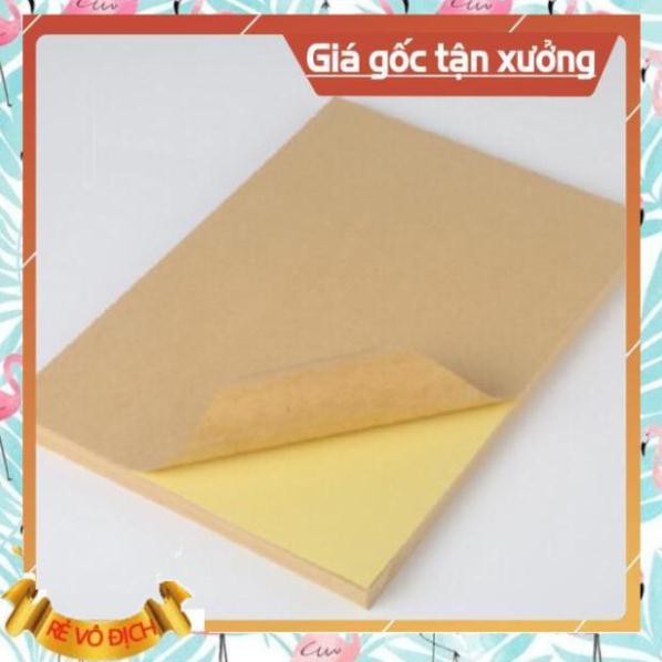 Giấy Decal A4 da bò ( xấp ) .....Mýt_Shop_86