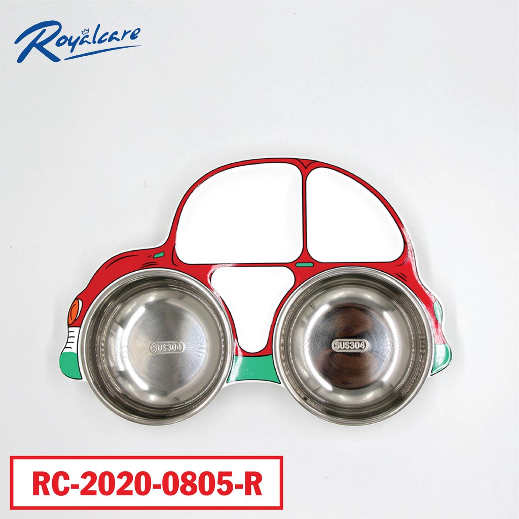 Set khay ăn Royalcare hình ô tô cho trẻ em ăn dặm