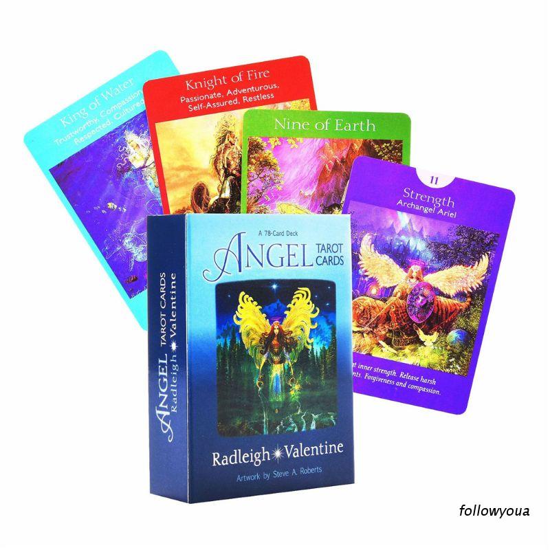 Bộ 78 lá bài tarot bằng tiếng Anh thiết kế độc đáo