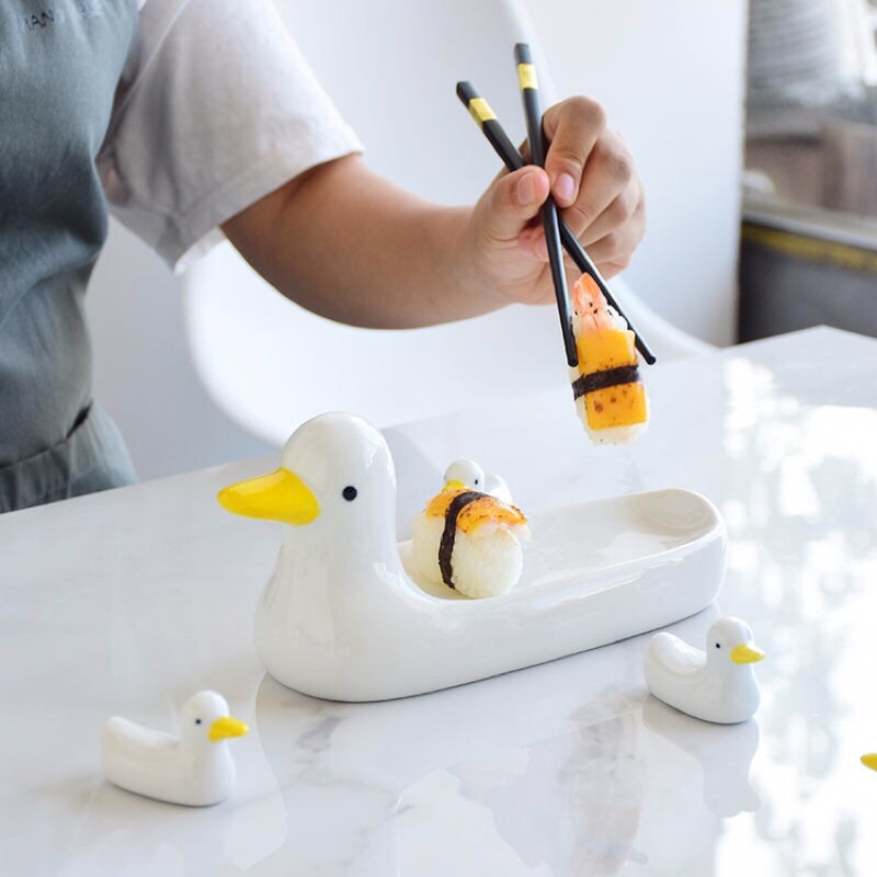 🔥🔥🔥  Gác Đũa,Kê Đũa Thìa Muỗng Gốm Sứ Phụ Kiện Bàn Ăn Decor