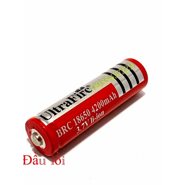 Pin siêu sáng Cell 18650 dòng xả 4200mAh 3.7V
