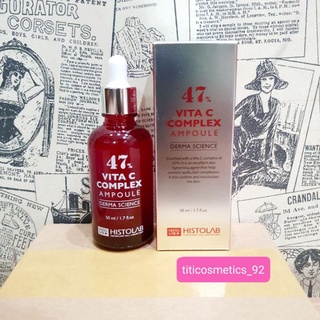 Tinh Chất Dưỡng Trắng Histolab Vita C 47% Complex Ampoule Derma Science