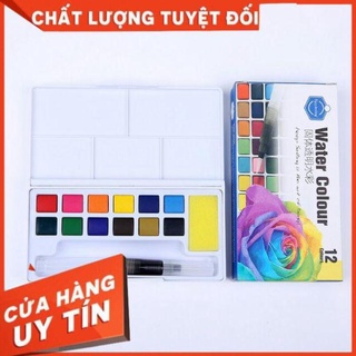 Bộ 12 màu nước Keep Smilling (kèm cọ nước)