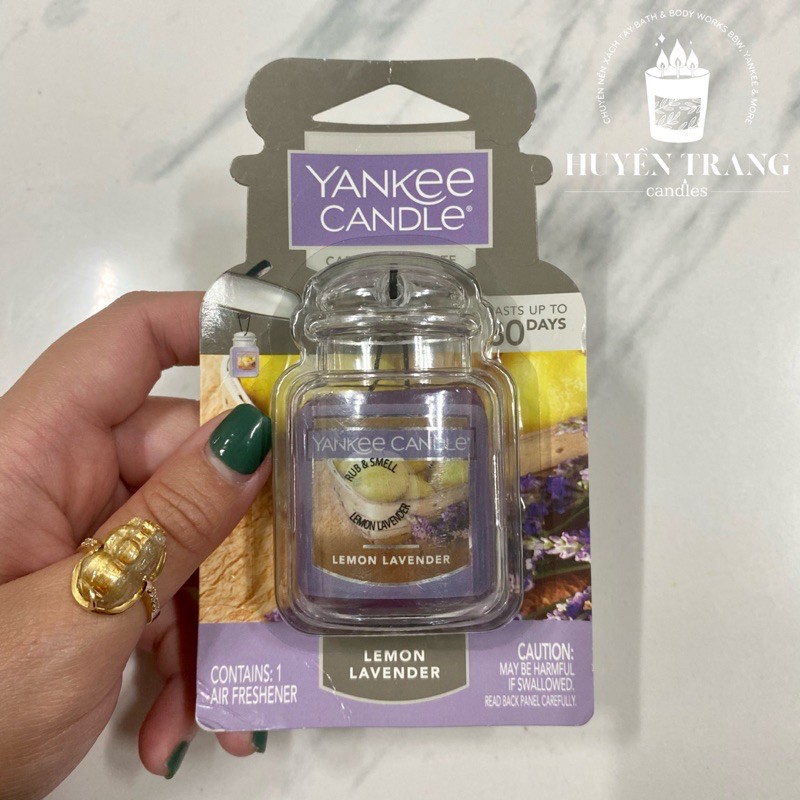 Sáp thơm treo xe hơi oto hãng Yankee Candle USA mùi hương mới