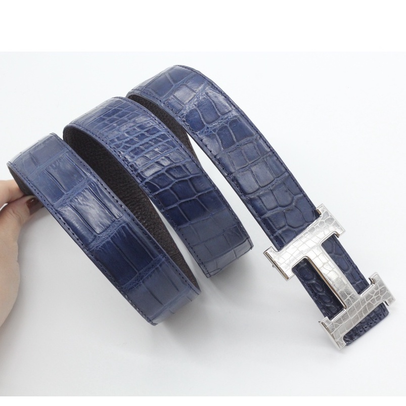 Dây lưng dây nịt da cá sấu, Thắt lưng Nam da cá sấu thật Cao Cấp Kèm Mặt Khóa Xịn Sang Trọng, Sản Phẩm BH 12 Tháng