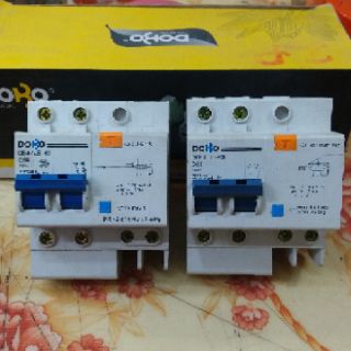 Cầu Dao Tự Động CB DoBo C25 - C63  63A ( Aptomat chống giật - Tự ngắt )