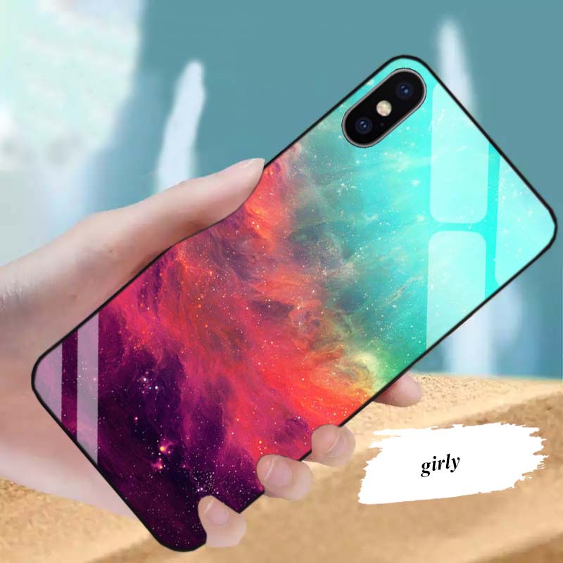 Ốp Lưng IPHONE X, XS, XSM, XR Plus Mặt kính cường lực Cao Cấp, Sang Trọng thiết kế Độc Quyền