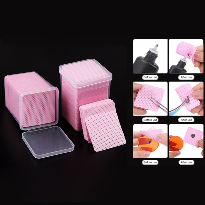 Set 200 Miếng Bông Tẩy Sơn Móng Tay Tiện Lợi