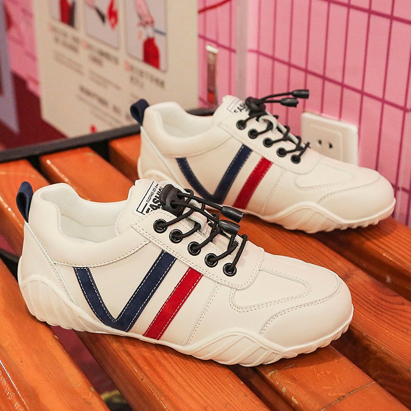 Giày Lười Bằng Da Đế Bằng Thiết Kế Thể Thao Trẻ Trung Năng Động | BigBuy360 - bigbuy360.vn