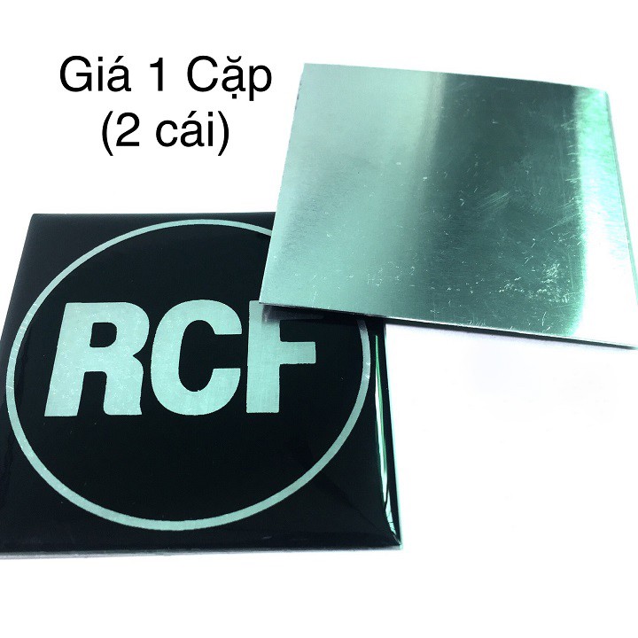 CẶP TEM DÁN THÙNG LOA LOGO RCF - GIÁ 1 CẶP