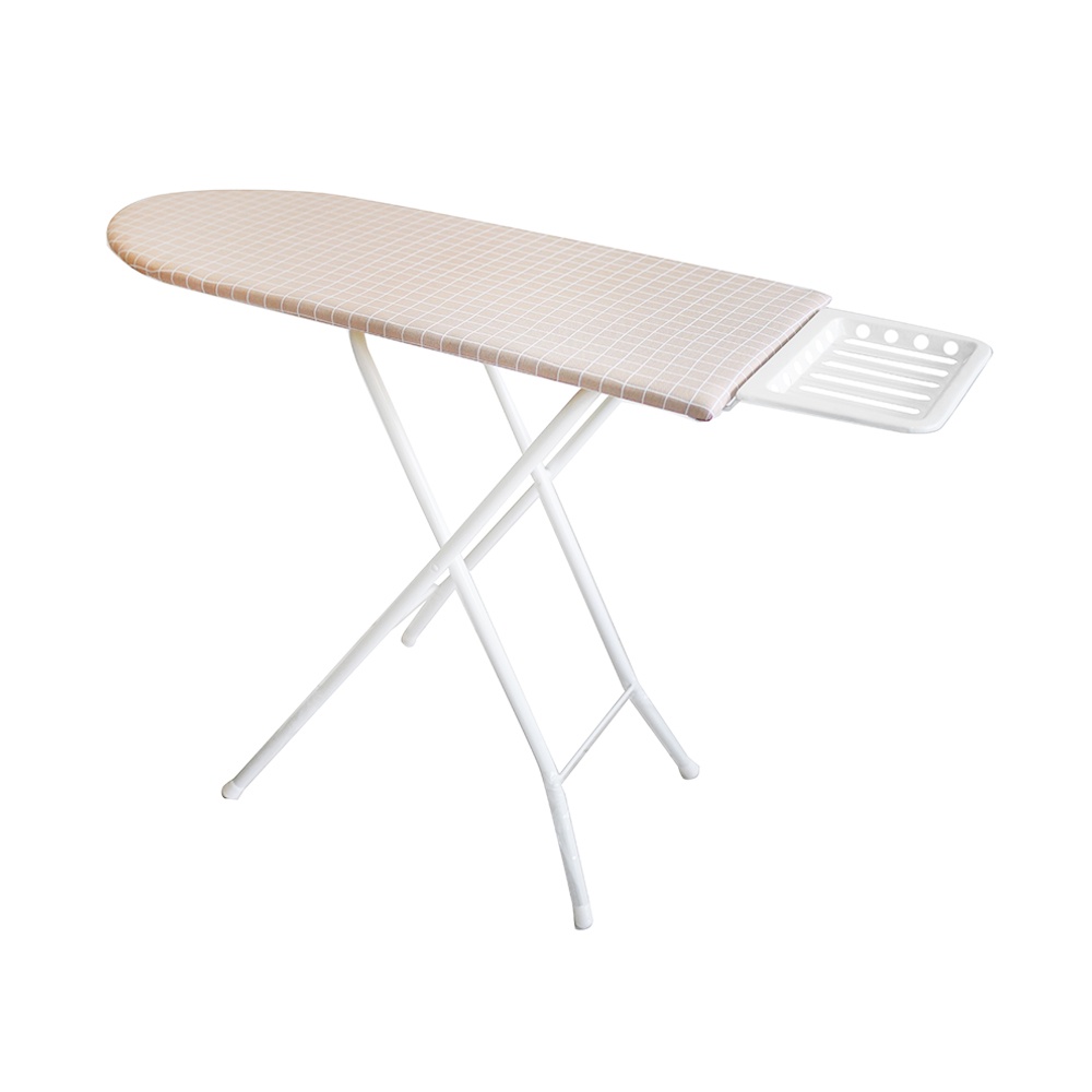 HomeBase PLIM Bàn để ủi quần áo 6 độ cao to rộng mặt bàn gỗ Thái Lan W124.5xH82xD49 cm