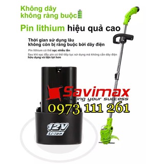 Máy cắt cỏ dùng pin Lithium Savimax LT120