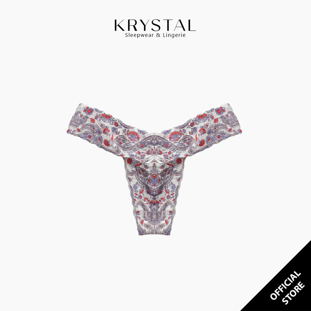 Quần lót ren lọt khe chữ T sexy gợi cảm màu trơn KRYSTAL KQT01 | BigBuy360 - bigbuy360.vn