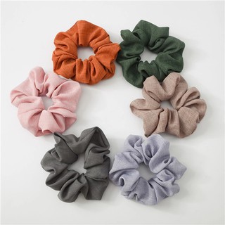 Sỉ dây buộc tóc scrunchies trơn thô - mã sc021