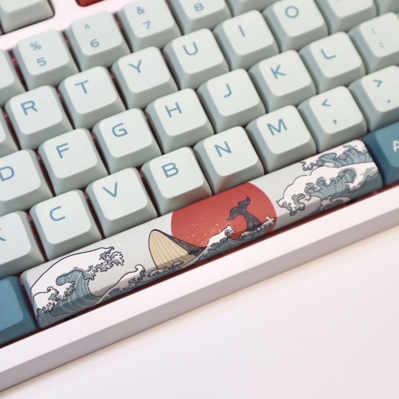 ▩♟◆Set keycap Pbt Xda Coral Sea Cho Bàn Phím Cơ