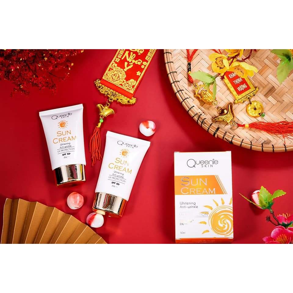 Kem Chống Nắng - Kem Kháng Nắng Lý - Hóa QUEENIE SKIN